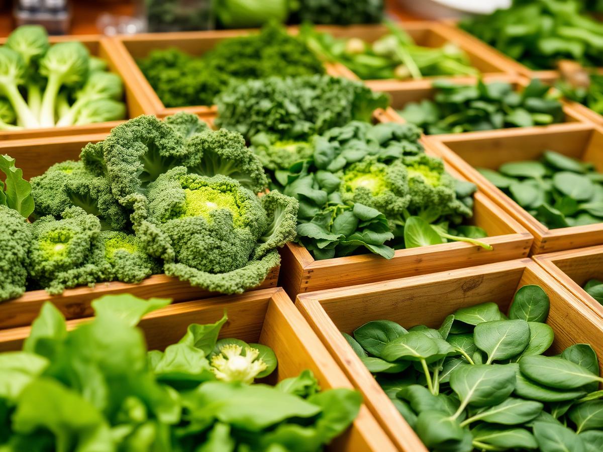 Fresh wholesale vegetable crates